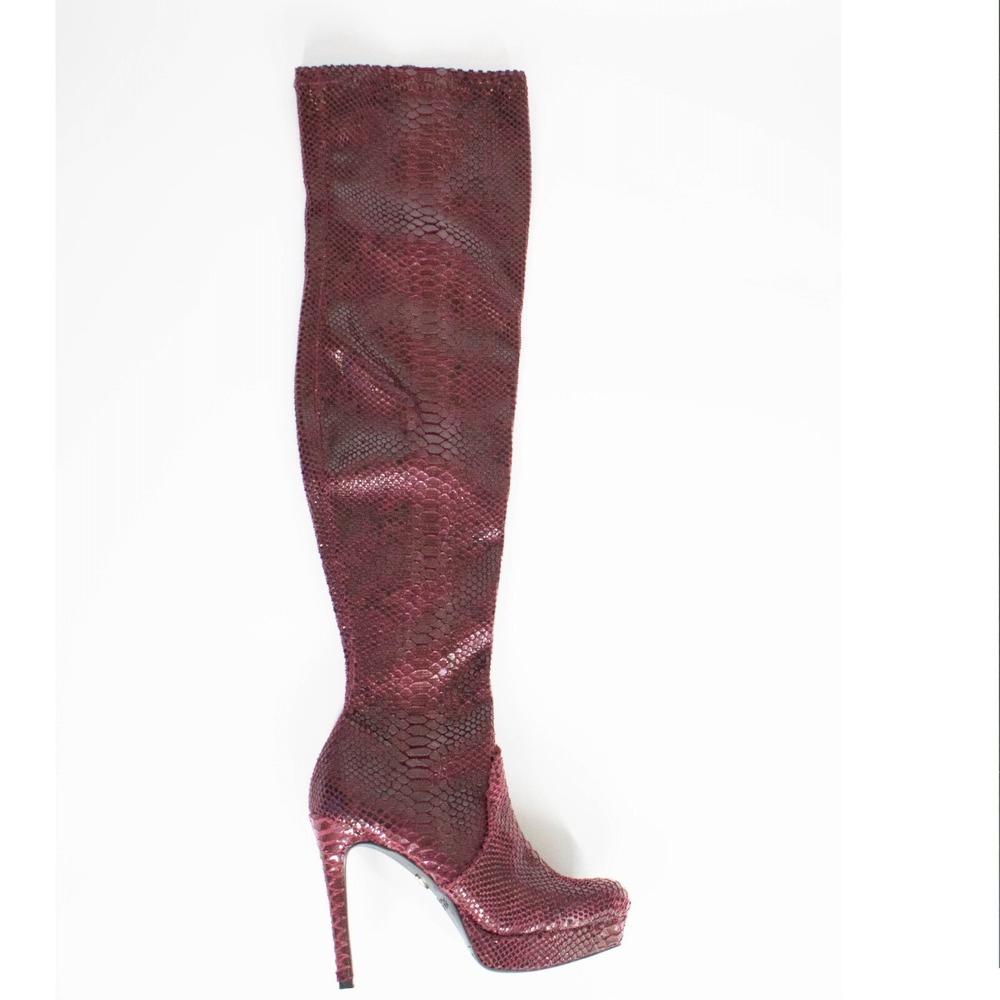 Thalia Sodi Womens Clarissa Purple Over-The-Knee Boots, 6M